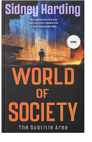 Pre Made Book Cover Apricot