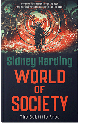 Pre Made Book Cover Burnt Sienna