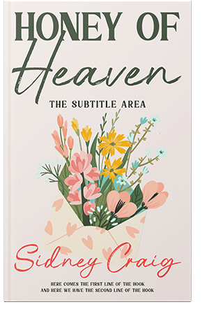 Pre Made Book Cover White Linen