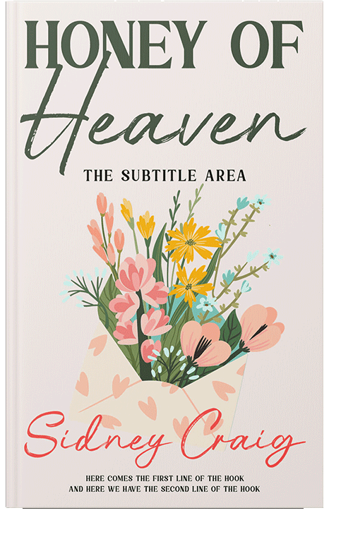 Front view of White Linen #13966 - Premade Romance Book Cover