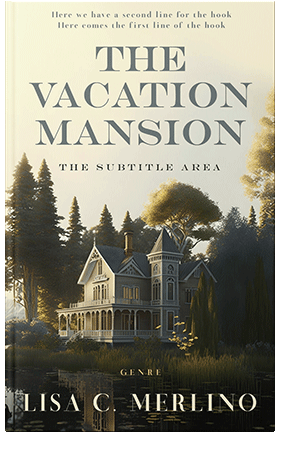 Pre Made Book Cover Log Cabin