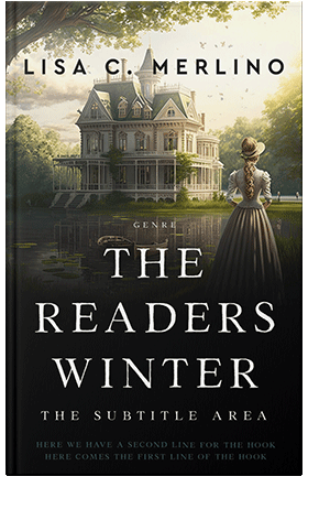 Pre Made Book Cover Stark White