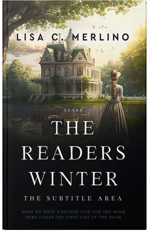 Front view of Premade Historical Book Cover - Stark White