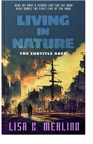 Pre Made Book Cover Ebony Clay