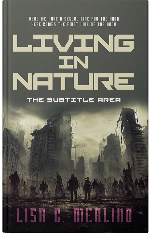 Front view of Merlin #13996 - Premade Apocalyptica Book Cover