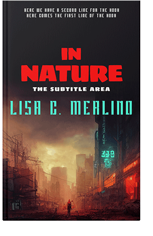 Pre Made Book Cover Flame Pea