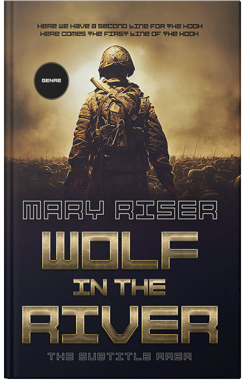 Front view of Gimblet #14002 - Premade Apocalyptica Book Cover