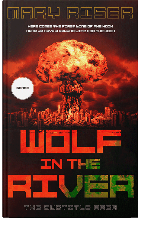 Front view of Cinnabar #14004 - Premade Apocalyptica Book Cover