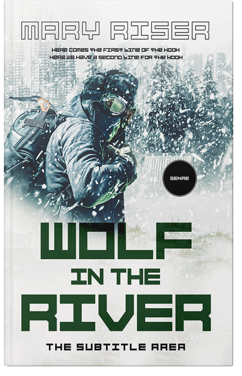 Front view of Te Papa Green #14005 - Premade Apocalyptica Book Cover