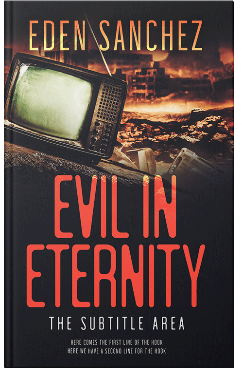 Front view of Copperfield #14019 - Premade Apocalyptica Book Cover