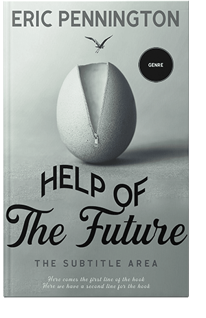 Pre Made Book Cover Powder Ash