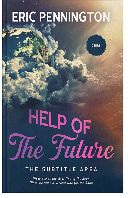 Front view of Premade Self-Improvement & Self-Help Book Cover - Pickled Bluewood