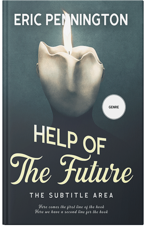 Front view of Premade Self-Improvement & Self-Help Book Cover - Limed Spruce