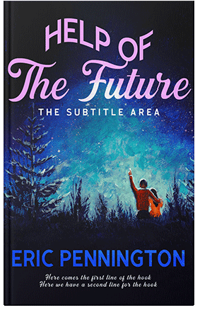 Pre Made Book Cover Ebony