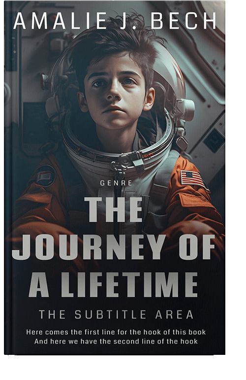 Front view of Mirage #14047 - Premade Science Fiction Book Cover