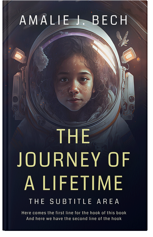 Front view of Cinder #14050 - Premade Science Fiction Book Cover