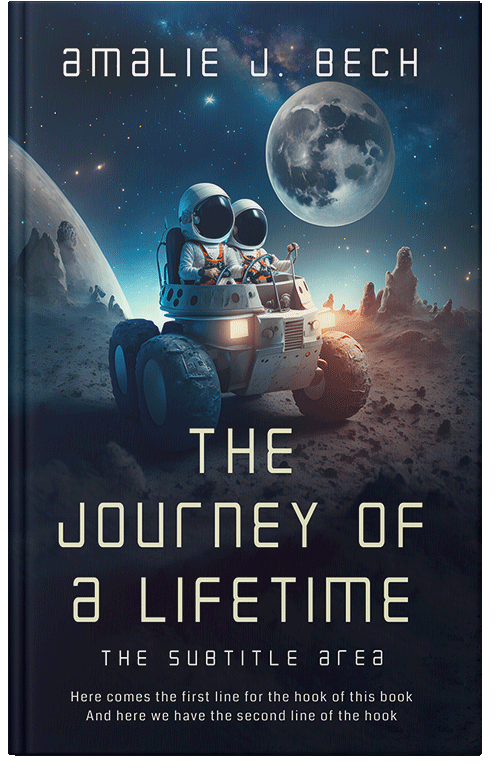 Front view of Mirage #14052 - Premade Science Fiction Book Cover