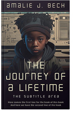 Pre Made Book Cover Heathered Gray