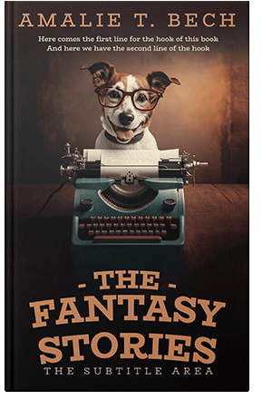 Pre Made Book Cover Antique Brass