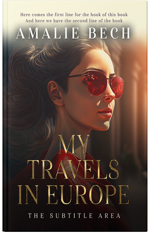 Front view of Cameo #14075 - Premade Abstract Book Cover