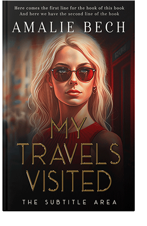 Pre Made Book Cover Antique Brass