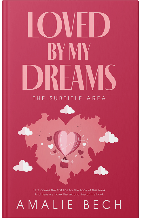 Front view of Brick Red #14088 - Premade Romance Book Cover