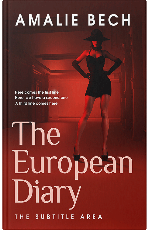 Front view of Dark Tan #14121 - Premade Erotica Book Cover