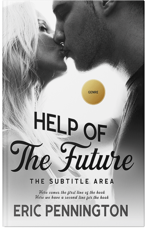 Front view of Premade Erotica Book Cover - Quill Gray