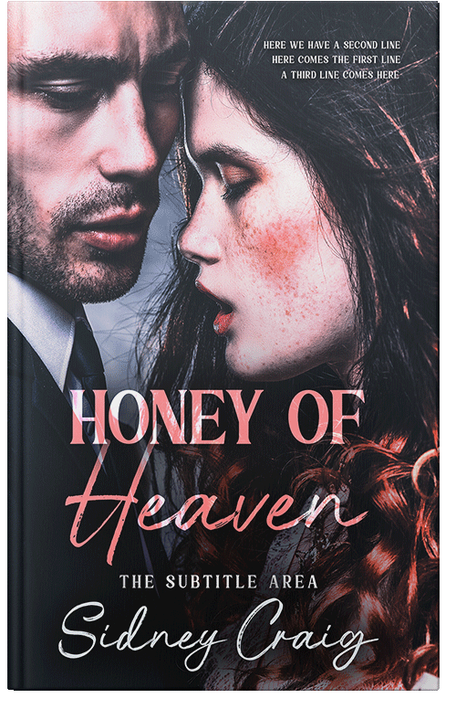 Front view of Cavern Pink #14187 - Premade Erotica Book Cover