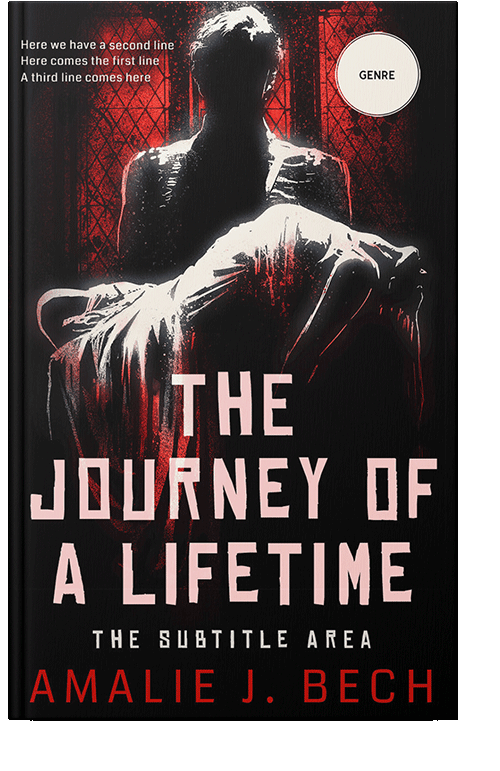 Front view of Shilo #14192 - Premade Horror Book Cover