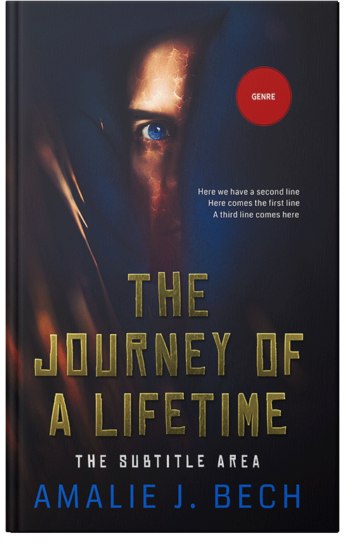 Front view of Premade Mystery & Thriller & Suspense Book Cover - Steel Gray