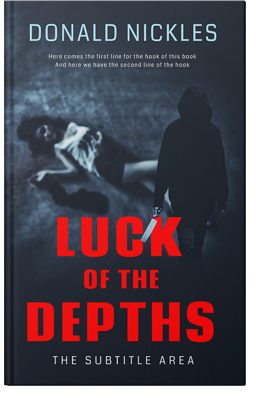 Front view of Mirage #14206 - Premade Mystery & Thriller & Suspense Book Cover