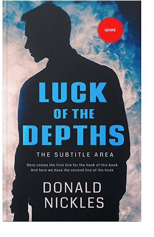 Pre Made Book Cover Black