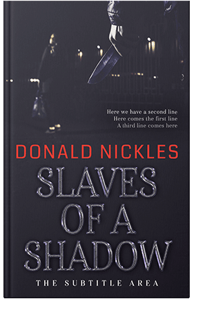 Pre Made Book Cover Steel Gray