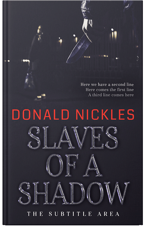 Front view of Steel Gray #14212 - Premade Mystery & Thriller & Suspense Book Cover