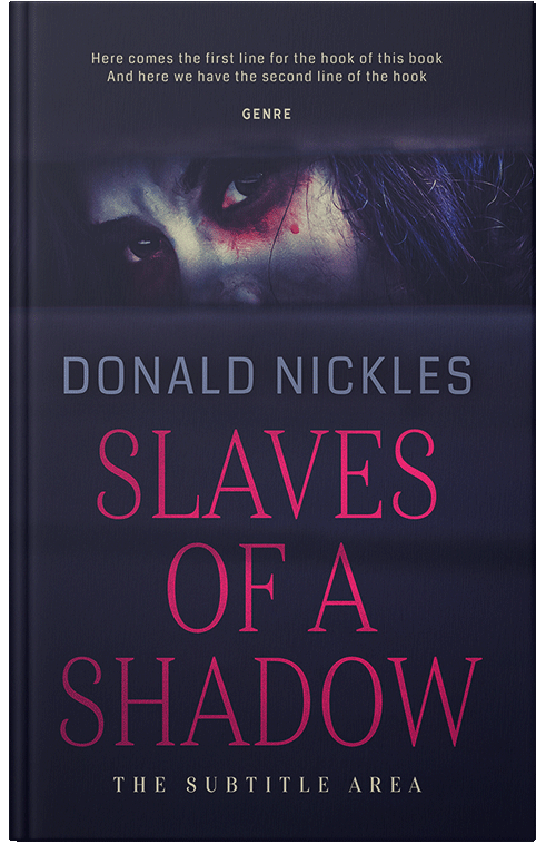 Front view of Mirage #14216 - Premade Horror Book Cover