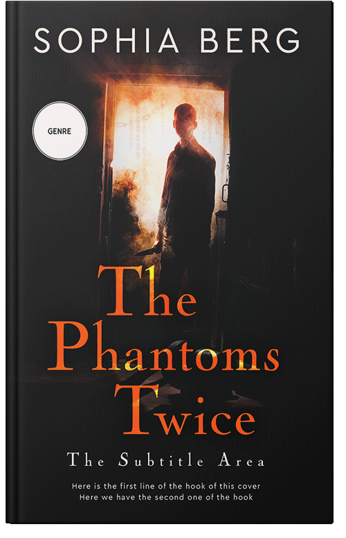 Front view of Gold Sand #14224 - Premade Horror Book Cover