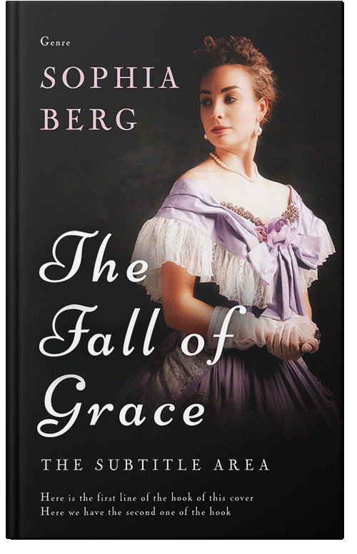 Front view of Clam Shell #14235 - Premade Historical Book Cover