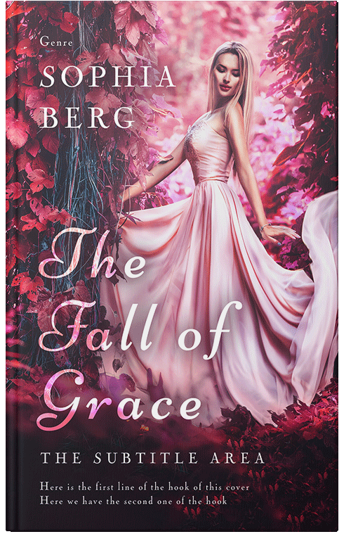 Front view of Vin Rouge #14239 - Premade Fantasy Book Cover