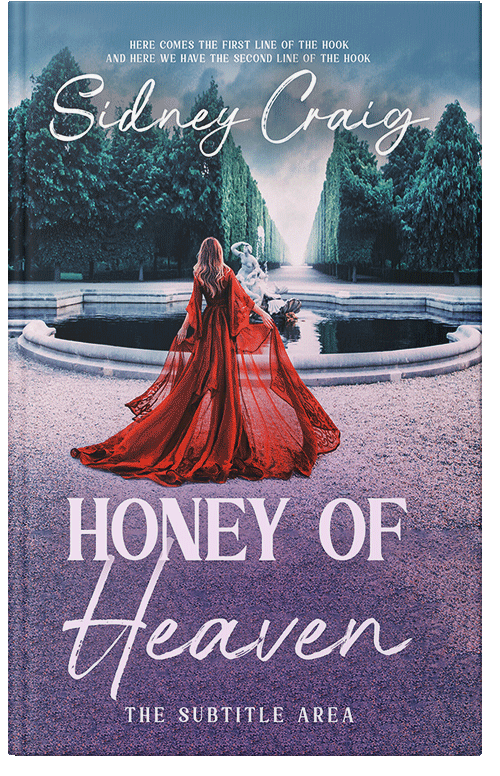 Front view of Storm Gray #14246 - Premade Fantasy Book Cover