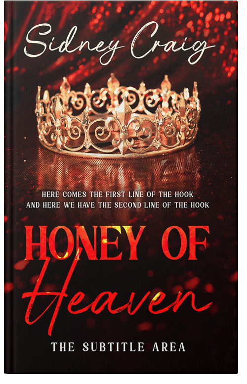 Front view of Premade Fantasy Book Cover - Terracotta