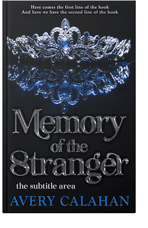 Pre Made Book Cover Black