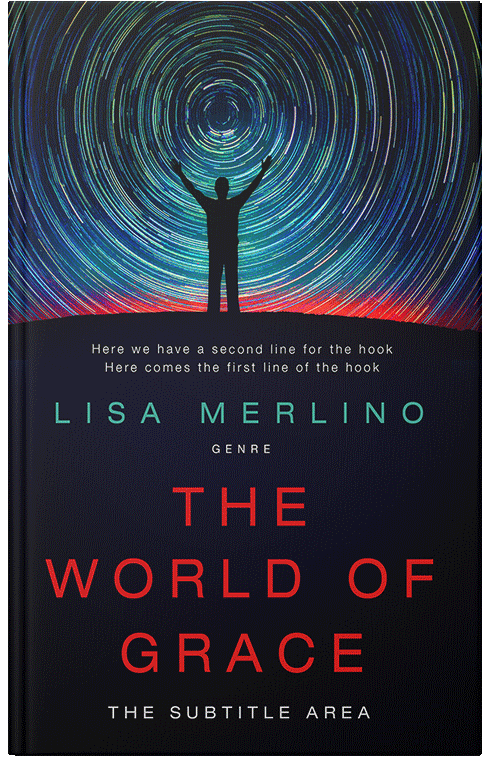 Front view of Premade Religion & Spirituality Book Cover - Ebony