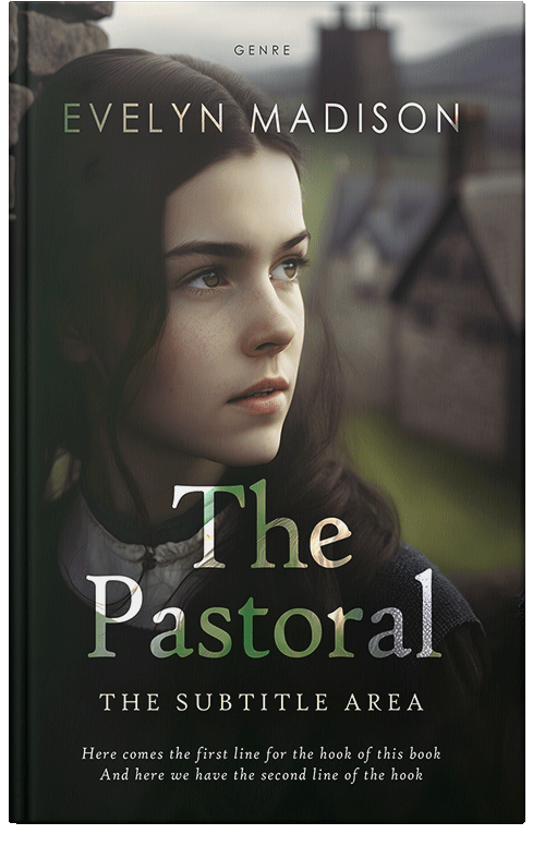 Front view of Premade Historical Book Cover - Log Cabin