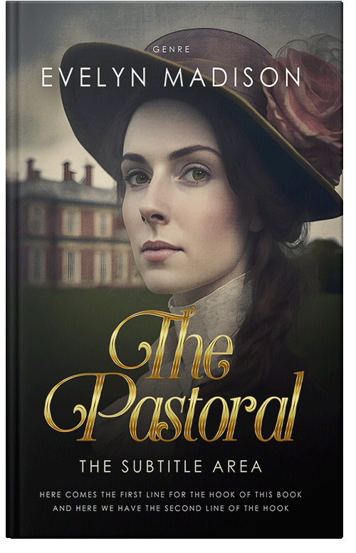 Front view of Cod Gray #14278 - Premade Historical Book Cover
