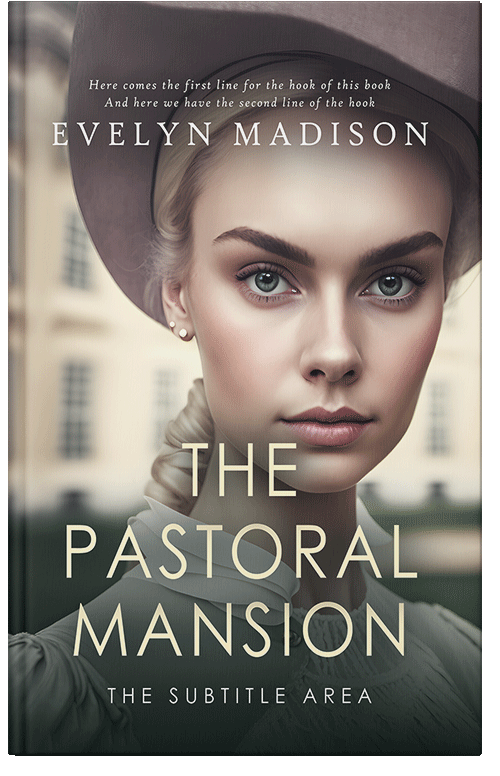 Front view of Masala #14284 - Premade Historical Book Cover