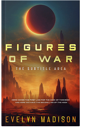 Pre Made Book Cover Red Damask