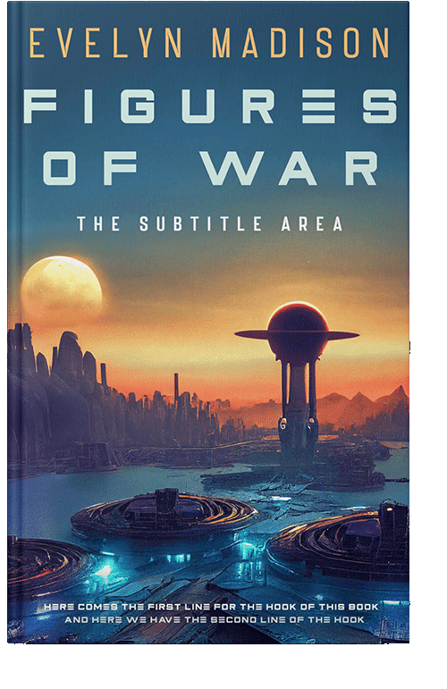Front view of San Juan #14293 - Premade Science Fiction Book Cover