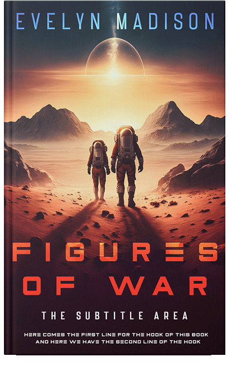 Front view of Tonys Pink #14296 - Premade Science Fiction Book Cover