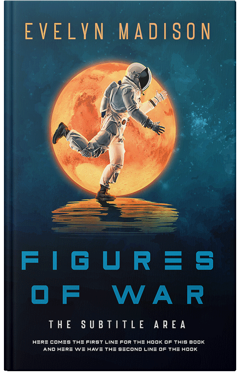 Front view of Porsche #14300 - Premade Science Fiction Book Cover